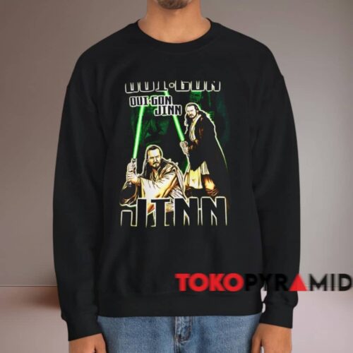 Star Wars Qui Gon Jinn Shirt Black Sweatshirt Star Wars Qui Gon Jinn Shirt Black Sweatshirt