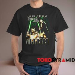 Star Wars Qui Gon Jinn Shirt Black T shirt
