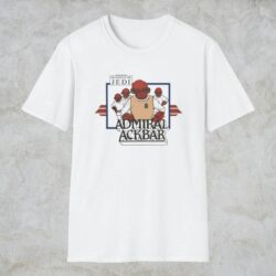 Star Wars Return Of The Jedi Admiral Ackbar Shirt White T shirt