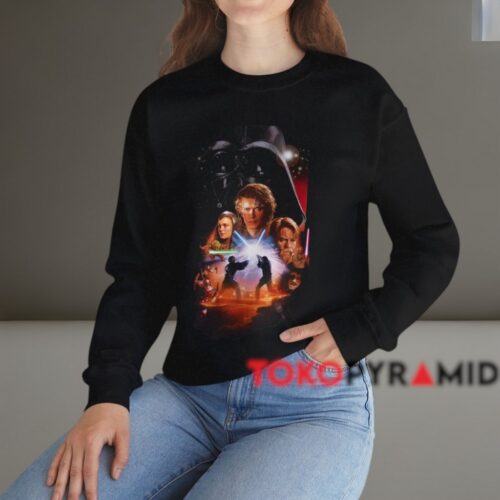 Star Wars Revenge Of The Sith Shirt Black Sweatshirt Star Wars Revenge Of The Sith Shirt Black Sweatshirt