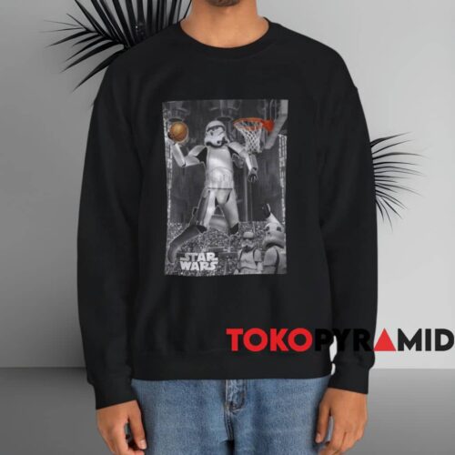Star Wars Stormtrooper Play Basketball Player Shirt Black Sweatshirt Star Wars Stormtrooper Play Basketball Player Shirt Black Sweatshirt