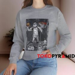 Star Wars Stormtrooper Play Basketball Player Shirt 3 Star Wars Stormtrooper Play Basketball Player Shirt Grey Sweatshirt