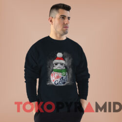 Star Wars Stormtrooper Up To Snow Good Sweatshirt Black Sweatshirt