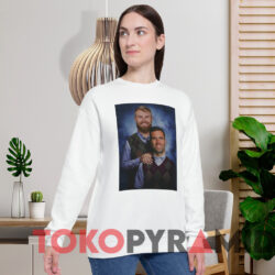 Step Brothers Chris Streveler Joe Flacco New York Jets T-shirt 2 Step Brothers Chris Streveler Joe Flacco New York Jets T shirt White Sweatshirt