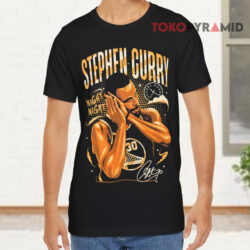 Steph Curry Night Night Nba Vintage Black T shirt