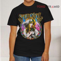 Stevie Nicks Fleetwood Mac Vintage Black T shirt