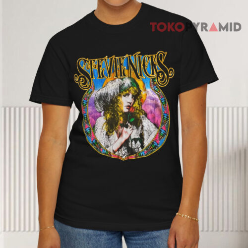 Stevie Nicks Fleetwood Mac Vintage Black T shirt