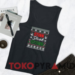Stink Stank Stunk Funny Christmas Ugly Sweatshirt 4 Stink Stank Stunk Funny Christmas Ugly Sweatshirt Black TankTop