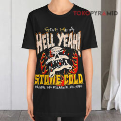 Stone Cold Steve Austin Natural Born Hellraiser Hell Yeah Vintage Black T shirt