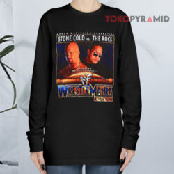 Stone Cold Vs The Rock WWF Wrestlemania X-Seven Shirt 4 Stone Cold Vs The Rock Wwf Wrestlemania X seven Long sleeved