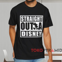 Straight Outta Disney T shirt Black T shirt