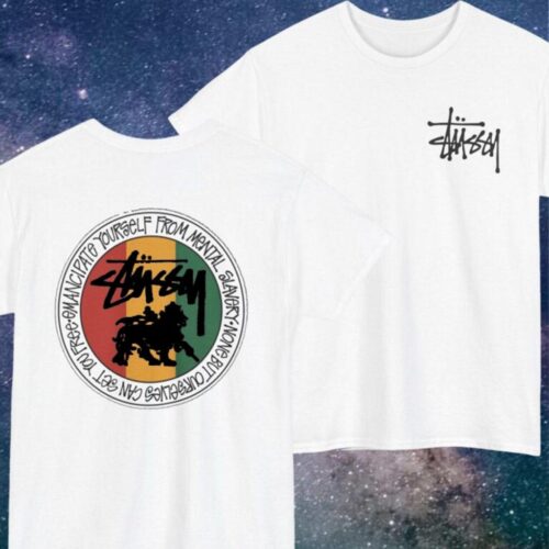 Stussy Emancipate Yourself Shirt 2 Sided Stussy Emancipate Yourself Shirt 2 Sided