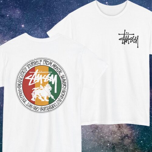 Stussy Emancipate Yourself Shirt 2 Sided Stussy Emancipate Yourself Shirt 2 Sided