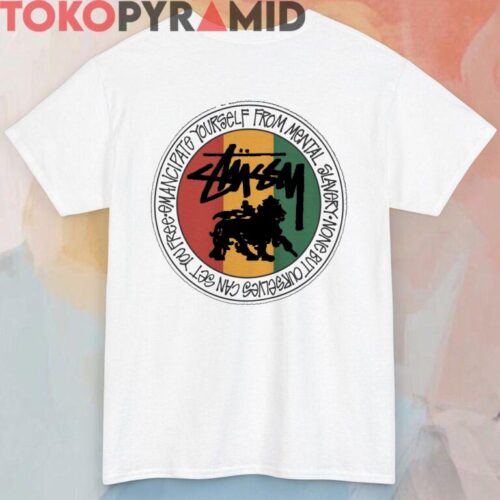 Stussy Emancipate Yourself Shirt 2 Sided Stussy Emancipate Yourself Shirt 2 Sided