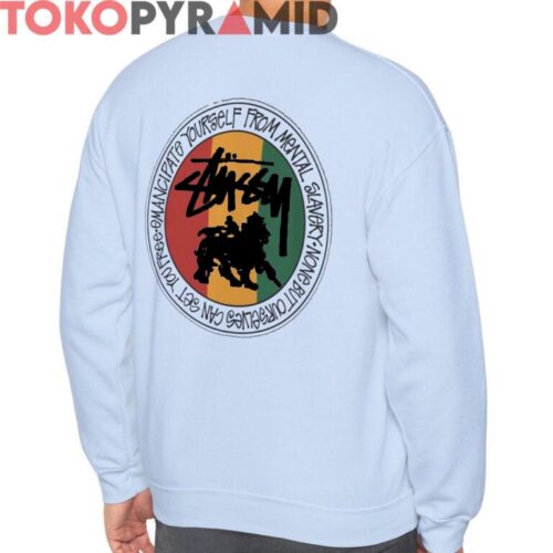 Stussy Emancipate Yourself Shirt 2 Sided Stussy Emancipate Yourself Shirt 2 Sided