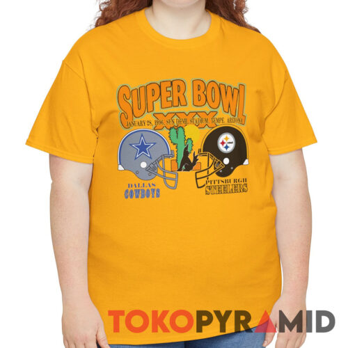 Super Bowl 1996 Dallas Cowboys vs Pittsburgh Steelers Shirt