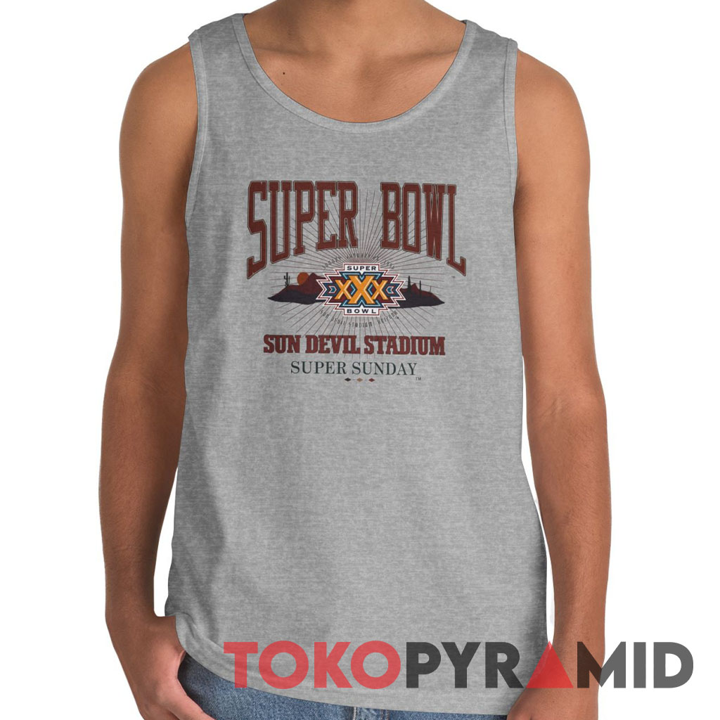 Super Bowl 1996 Dallas Cowboys vs Pittsburgh Steelers Tank Top Super Bowl 1996 Dallas Cowboys vs Pittsburgh Steelers Tank Top