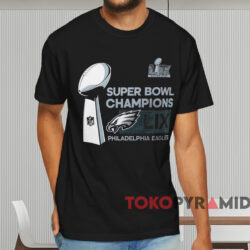 Super Bowl LIX Champions Philadelphia Eagles Locker Room Trophy Collection Shirt 2 Super Bowl Lix Champions Philadelphia Eagles Locker Room Trophy Collection Shirt Black T shirt