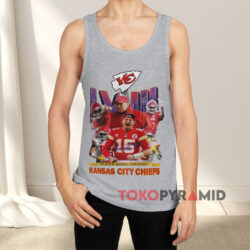 Super Bowl LVIII 2024 KC Chiefs T-Shirt 3 Super Bowl Lviii 2024 Kc Chiefs Grey Tank Top