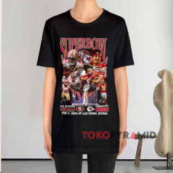 Super Bowl Lviii 49ers Vs Chiefs Las Vegas Nevada Black T shirt