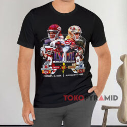 Super Bowl Lviii Chiefs Vs 49ers Black T shirt