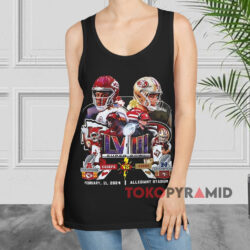 Super Bowl LVIII Chiefs Vs 49ers Shirt 2 Super Bowl Lviii Chiefs Vs 49ers Black Tank Top