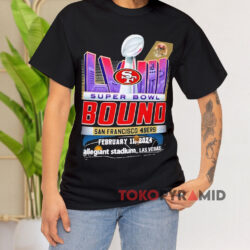 Super Bowl Lviii The Bound 49ers Black T shirt