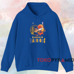 Super Mario Basketball Golden State Warriors Shirt Blue Hoodie