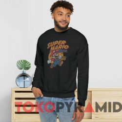 Super Mario Bros Since '85 Vintage Poster T-Shirt 2 Super Mario Bros Since '85 Vintage Poster T shirt Black Sweatshirt