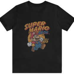 Super Mario Bros Since '85 Vintage Poster T-Shirt 5 Super Mario Bros Since '85 Vintage Poster T shirt