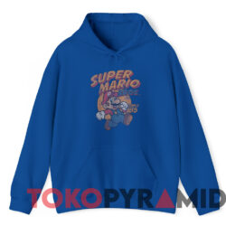 Super Mario Bros Since '85 Vintage Poster T-Shirt 3 Super Mario Bros Since '85 Vintage Poster T shirt Blue Hoodie