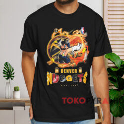 Super Mario Full Power Basketball Denver Nuggets Shirt 1 Super Mario Full Power Basketball Denver Nuggets Shirt Black T shirt