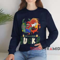 Super Mario Milwaukee Bucks Nba Basketball Shirt Navy Sweatshirt
