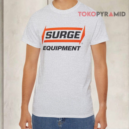 Surge Equipment Logo Surge Milk Grey T shirt