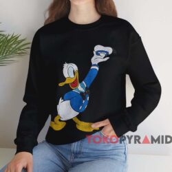 Surprise Here's Donald Duck T-Shirt 4 Surprise Here's Donald Duck T shirt Black Sweatshirt
