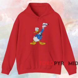 Surprise Here's Donald Duck T-Shirt 2 Surprise Here's Donald Duck T shirt Red Hoodie
