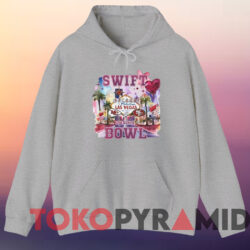 Swift Bowl Welcome To Las Vegas Chiefs vs 49ers Shirt 4 Swift Bowl Welcome To Las Vegas Chiefs Vs 49ers Shirt Grey Hoodie