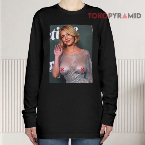 Sydney Sweeney See Thru Glamorous Wet Long sleeved Sydney Sweeney See Thru Glamorous Wet Long sleeved