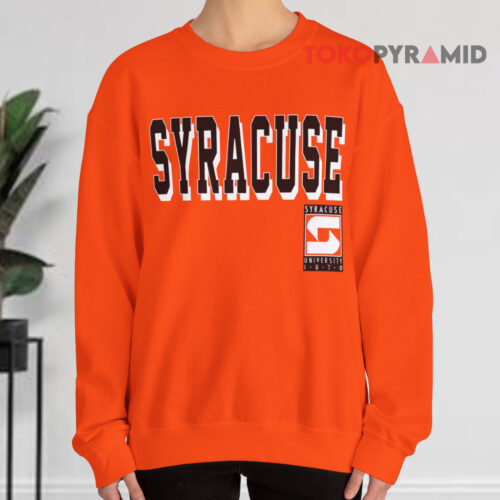Syracuse Orange Logo University 1870 Orange Sweatshirt Syracuse Orange Logo University 1870 Orange Sweatshirt