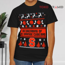 Syracuse Ugly Christmas Black T shirt