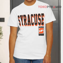 Syracuse University Logo White T shirt