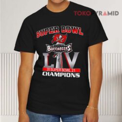 Tampa Bay Buccaneers 2021 Super Bowl Lv Champions Black T shirt