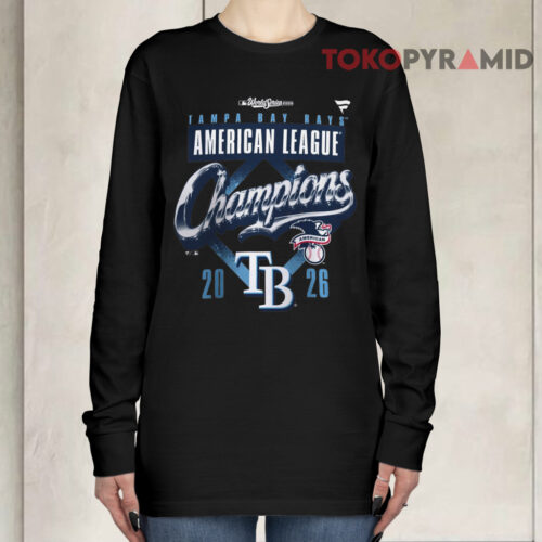Tampa Bay Rays 2026 American League Champions Long sleeved Tampa Bay Rays 2026 American League Champions Long sleeved
