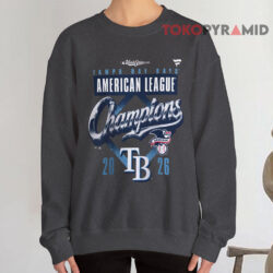 Tampa Bay Rays 2026 American League Champions Shirt 3 Tampa Bay Rays 2026 American League Champions Sweatshirt