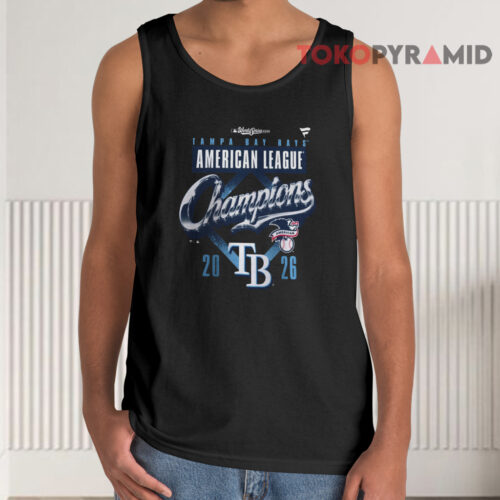 Tampa Bay Rays 2026 American League Champions Tank Top Tampa Bay Rays 2026 American League Champions Tank Top