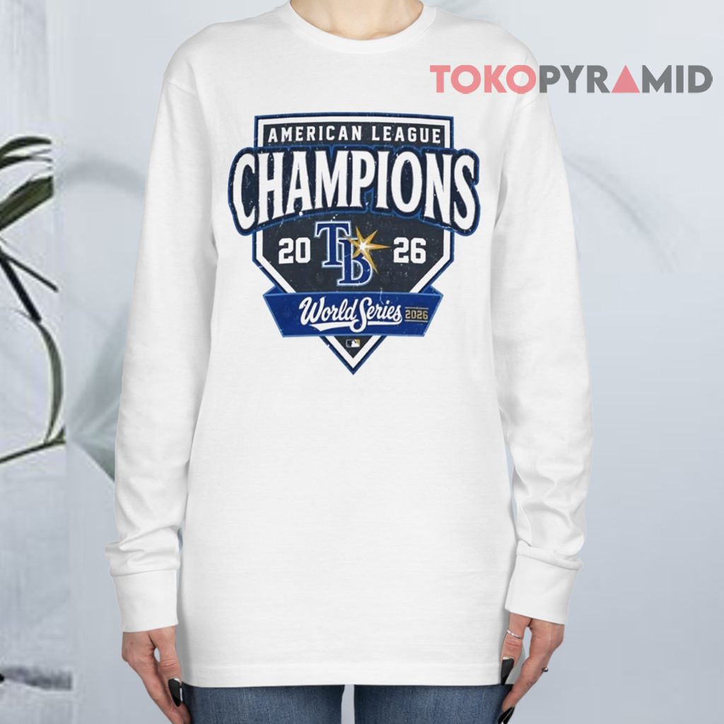 Tampa Bay Rays 2026 American League Champions World Series Long sleeved Tampa Bay Rays 2026 American League Champions World Series Long sleeved