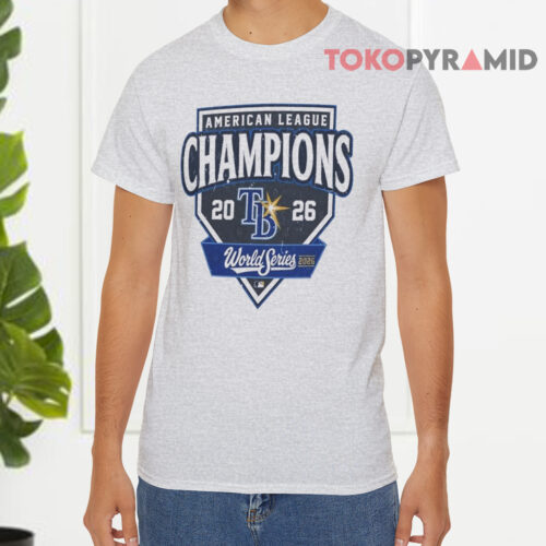 Tampa Bay Rays 2026 American League Champions World Series T Shirt Tampa Bay Rays 2026 American League Champions World Series T Shirt