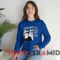 Taylor Swift 1989 With Cat T-Shirt 3 Taylor Swift 1989 With Cat T shirt Blue Sweatshirt