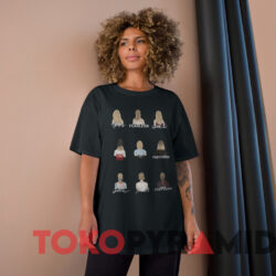 Taylor Swift Album Hairstyles T shirt Black T shirt