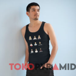 Taylor Swift Album Hairstyles T-Shirt 4 Taylor Swift Album Hairstyles T shirt Black TankTop